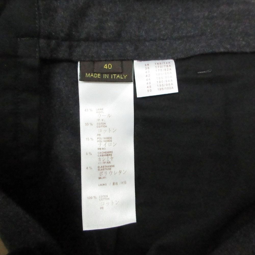 Louis Vuitton Pants Biker Trousers Stretch Dark Gray 40 — view 8