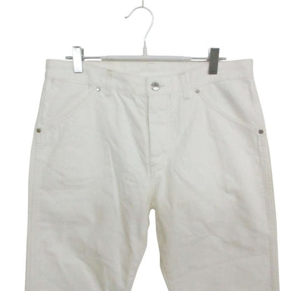 Louis Vuitton Denim Pants Straight Cotton Button Fly Monogram Flower Embroidery — view 4