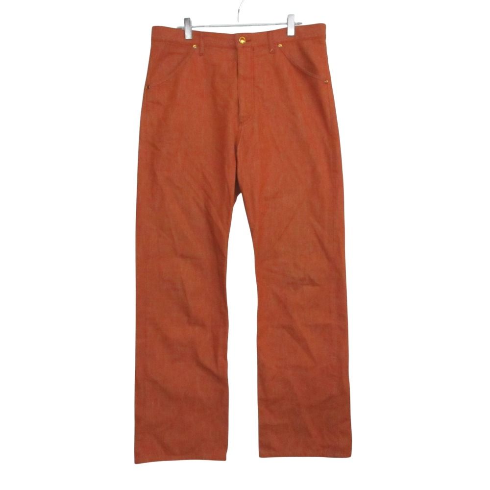 Louis Vuitton Denim Pants Color Jeans Pan Orange