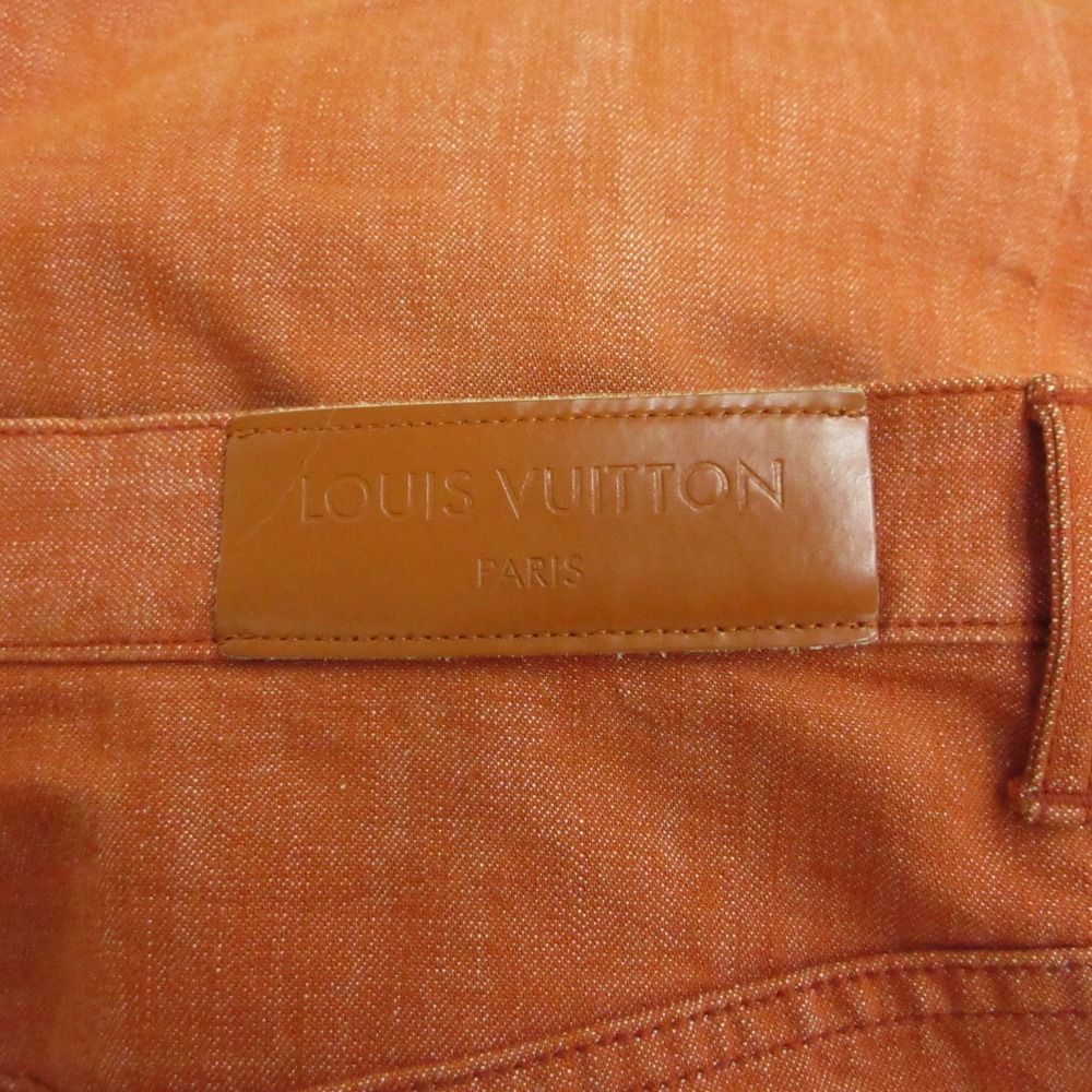 Louis Vuitton Denim Pants Color Jeans Pan Orange — view 7