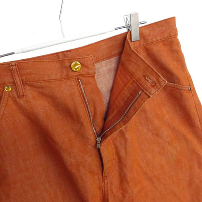 Louis Vuitton Denim Pants Color Jeans Pan Orange — view 5