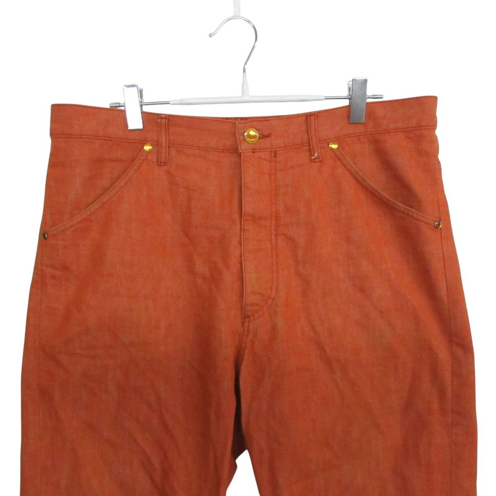 Louis Vuitton Denim Pants Color Jeans Pan Orange — view 4