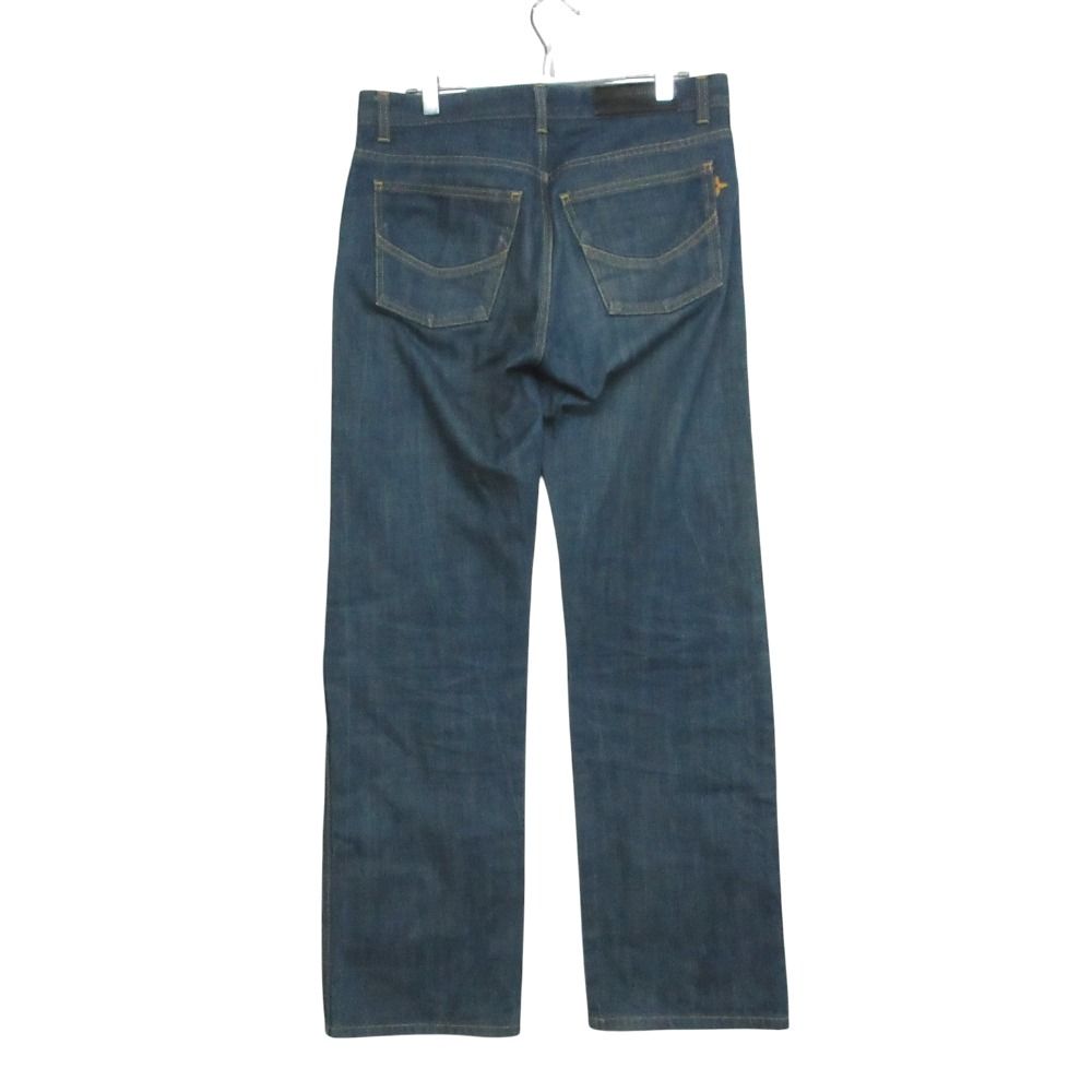 Louis Vuitton Denim Pants Jeans Pan Straight Cotton Monogram Flower Embroidery — view 2