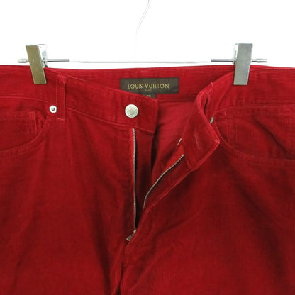 Louis Vuitton Pants Logo Embroidery Corduroy Slim Straight — view 5