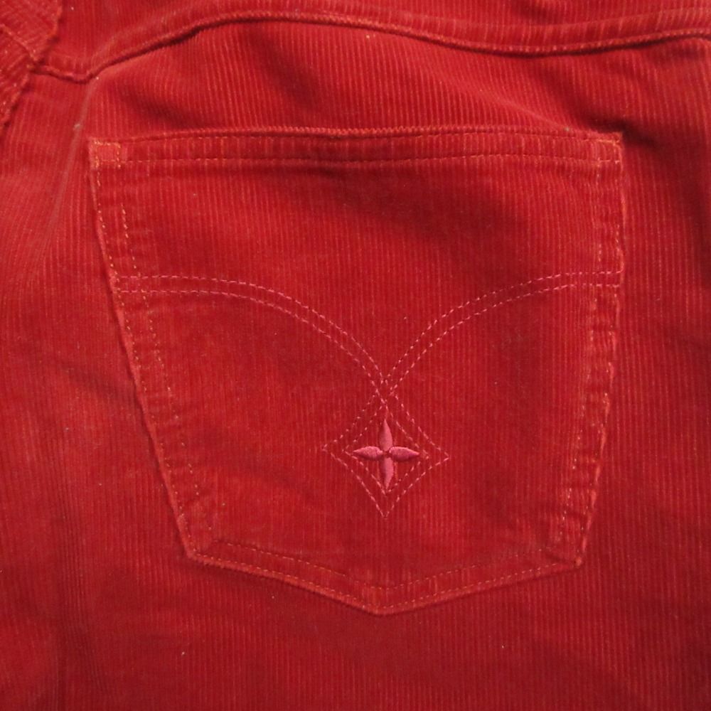 Louis Vuitton Pants Logo Embroidery Corduroy Slim Straight — view 8