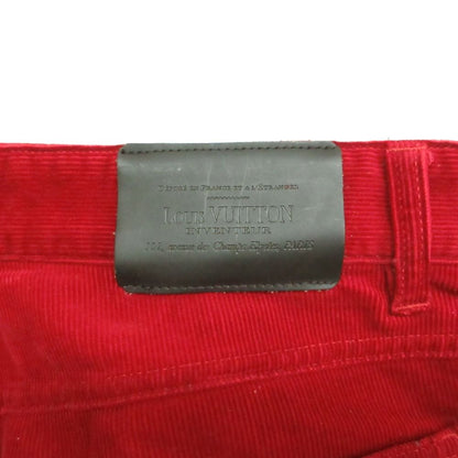 Louis Vuitton Pants Logo Embroidery Corduroy Slim Straight — view 7