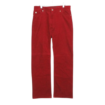 Louis Vuitton Pants Logo Embroidery Corduroy Slim Straight