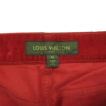 Louis Vuitton Pants Logo Embroidery Corduroy Slim Straight — view 9