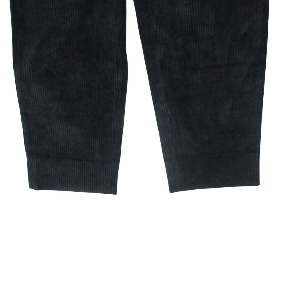 Versace Gianni Pants Corduroy Gurkha Logo Button Black — view 6