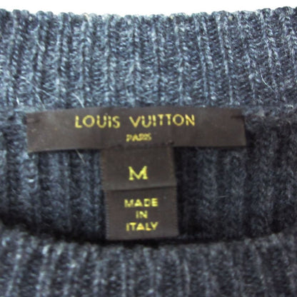 Louis Vuitton Knit Patch Ribbed Wool Cashmere Sweater Pullover Top Long Sleeve — view 5