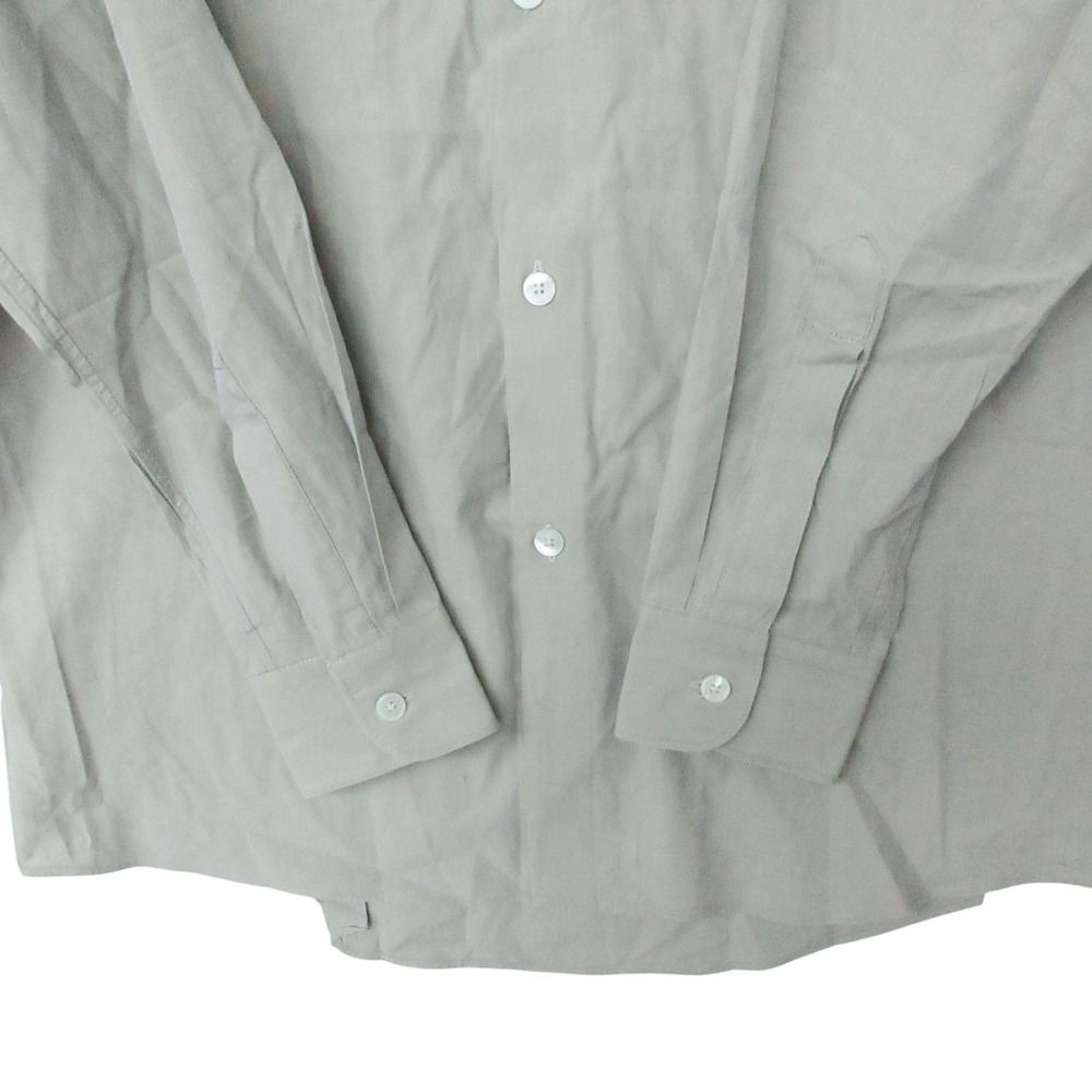 Louis Vuitton Long Sleeve Shirt Cotton Top Gray 39 15 — view 3