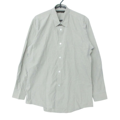 Louis Vuitton Long Sleeve Shirt Cotton Top Gray 39 15