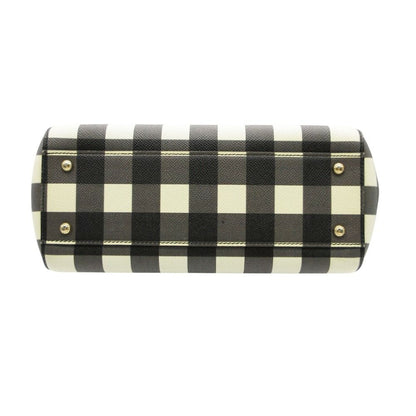 Dolce & Gabbana Shoulder Bag Shisiri Plaid Black — view 5