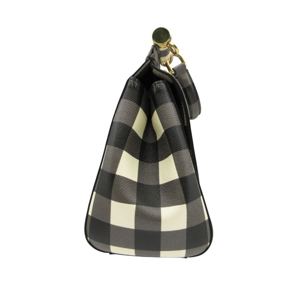 Dolce & Gabbana Shoulder Bag Shisiri Plaid Black — view 4
