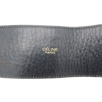 Celine Belt C Macadam Denim Sash Wide Navy — view 4
