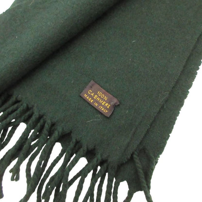 Loro Piana Scarf Cashmere Fringe 35 140 cm Dark Green — view 3