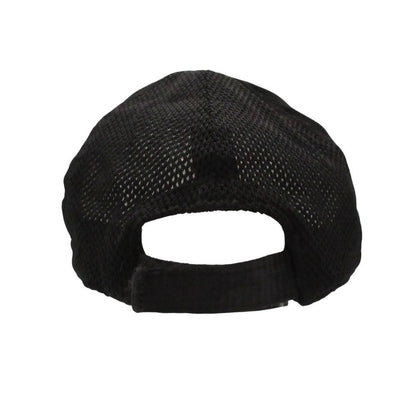 Chanel Sports Cap CC Logo Croco Embossed Leather Mesh Cap Hat Black — view 2