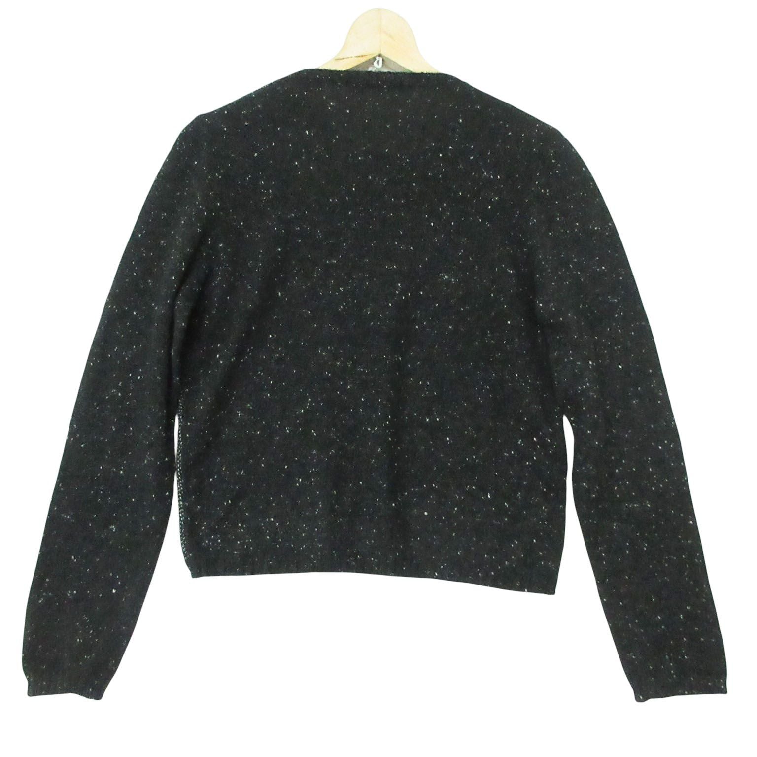 Brunello Cucinelli Knit Cashmere All Over Pattern Sweater Long Sleeve Crew Neck — view 2