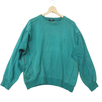 Saint Laurent Vintage Yves Sweatshirt Cassandra Logo Embroidery Long Sleeve — view 3