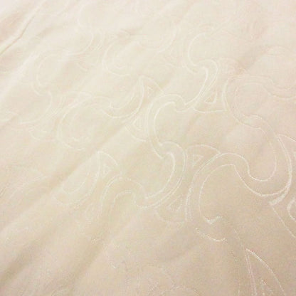Celine Silk 100% Long Skirt Triomphe Pattern White 36 — view 8