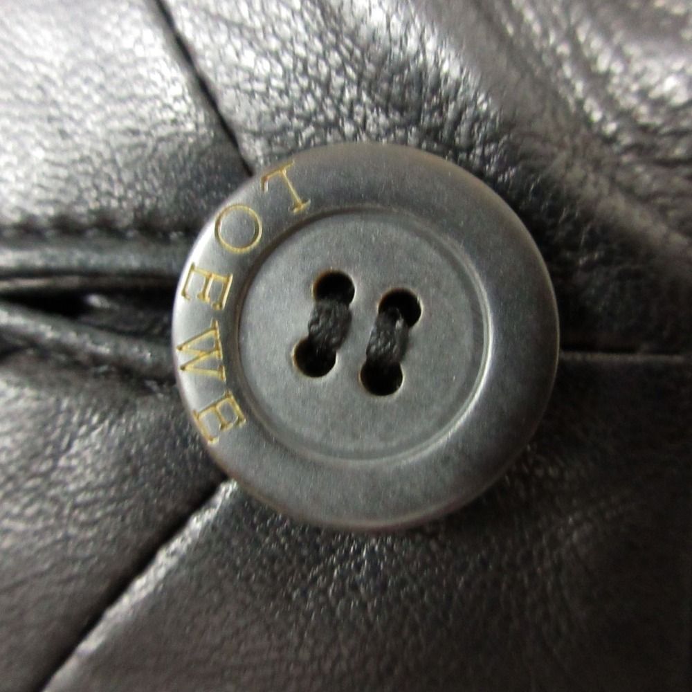 Loewe Set Nappa Leather Jacket Pants Peak Lapel Terre Black 38 — view 7