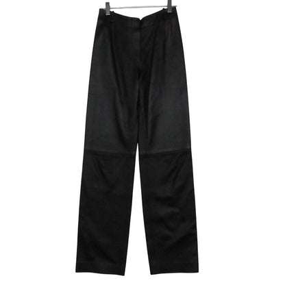 Loewe Set Nappa Leather Jacket Pants Peak Lapel Terre Black 38 — view 4