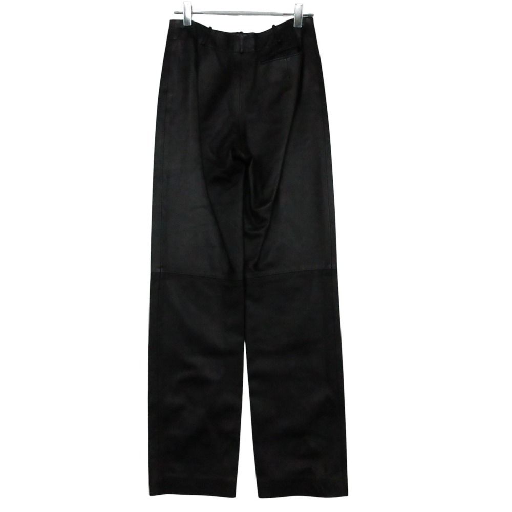 Loewe Set Nappa Leather Jacket Pants Peak Lapel Terre Black 38 — view 5