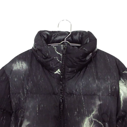 Moncler Fabas Down Coat Lightning Bolt Thundercloud Black — view 7