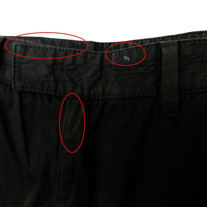 Prada Sports Pants Cotton Nylon Hem Zip Mesh Contrast Black — view 3