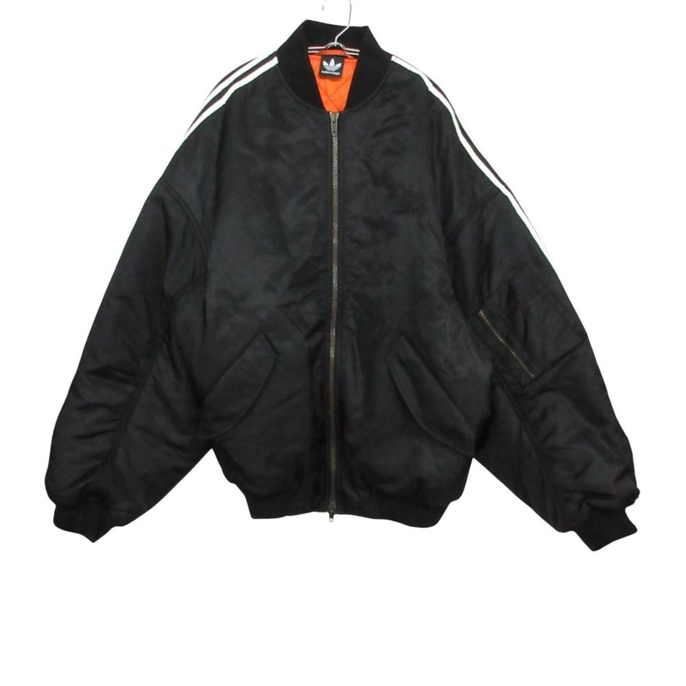 Balenciaga Adidas Jacket Side Line Bomber Black 46