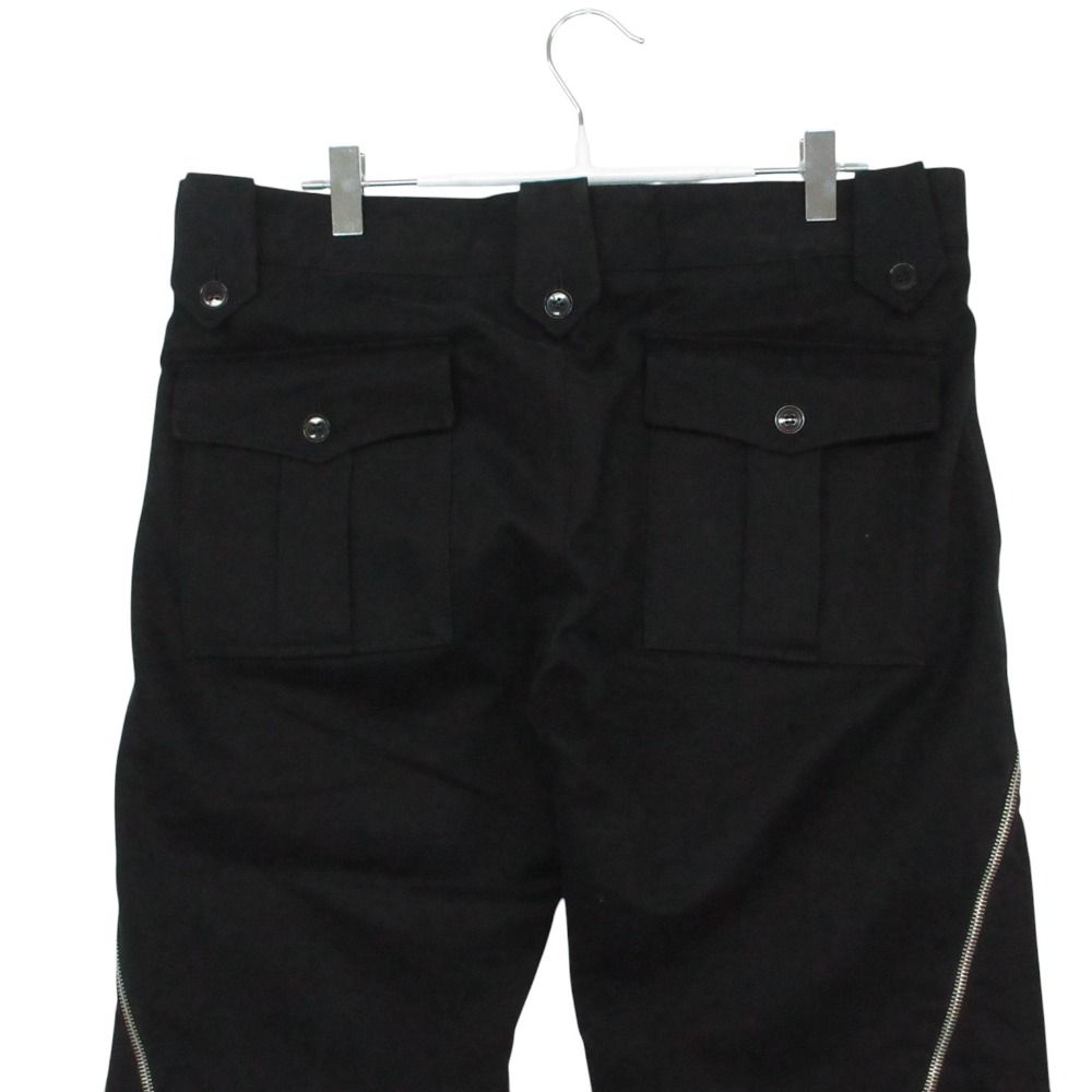 Dolce & Gabbana Side Zip Pants Cotton Black 48 — view 3