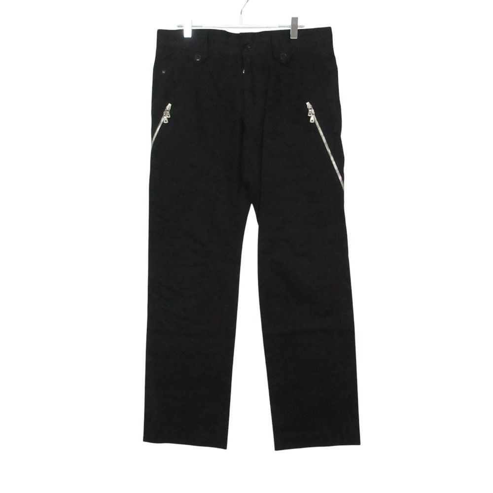 Dolce & Gabbana Side Zip Pants Cotton Black 48