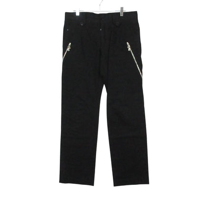 Dolce & Gabbana Side Zip Pants Cotton Black 48