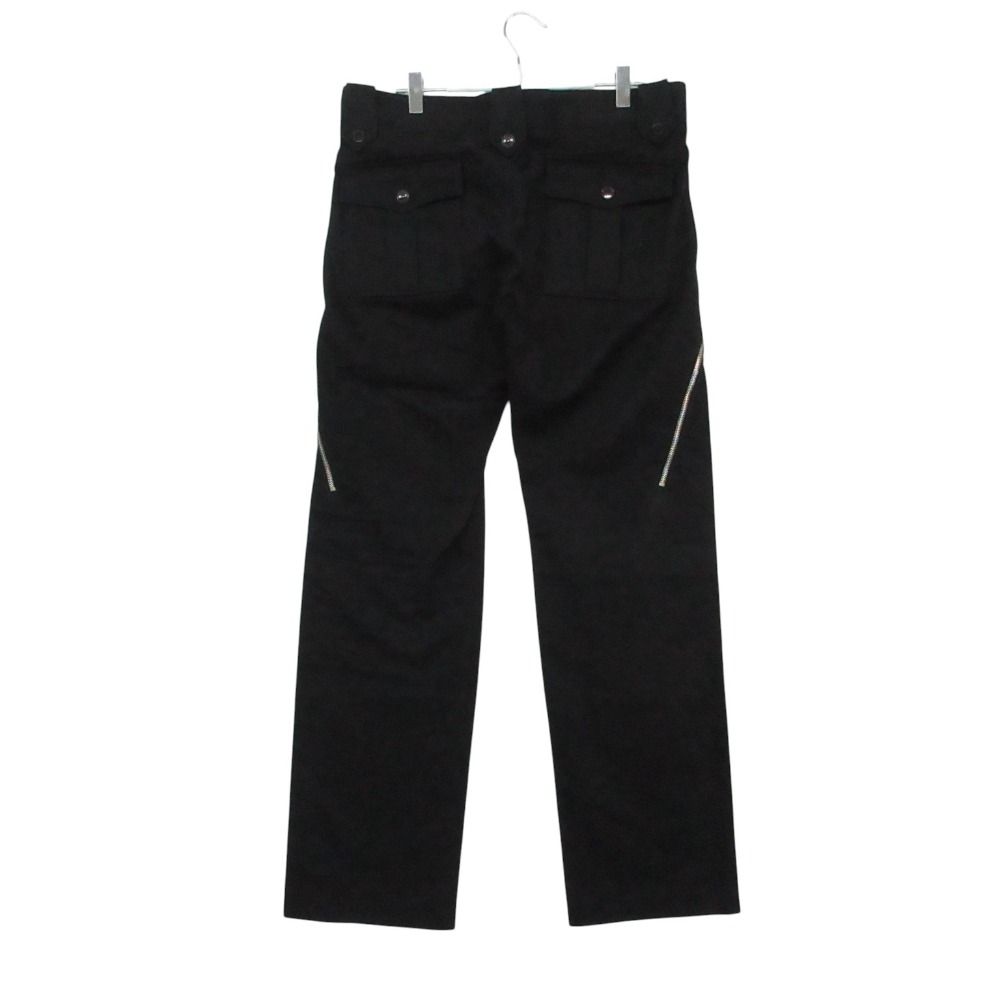 Dolce & Gabbana Side Zip Pants Cotton Black 48 — view 2