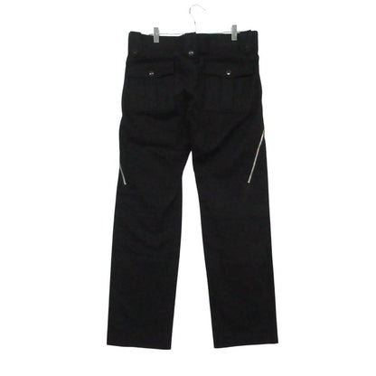 Dolce & Gabbana Side Zip Pants Cotton Black 48 — view 2