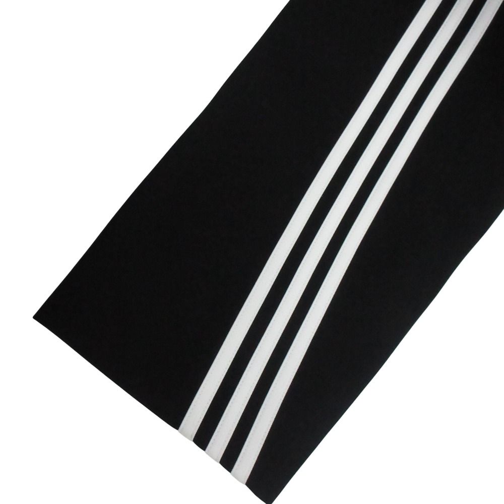 Balenciaga Adidas Side Sleeve Stripe Oversize Tailored Jacket Blue Leather — view 4