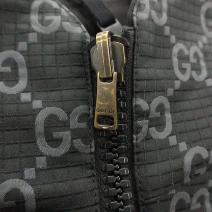 Gucci GG Ripstop Nylon Jacket Reversible Interlocking Leather Patch Black 50 — view 8