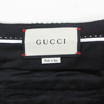 Gucci Pants Trousers 3 Tuck Pleated Glen Plaid Roll Up Gray 50 — view 7