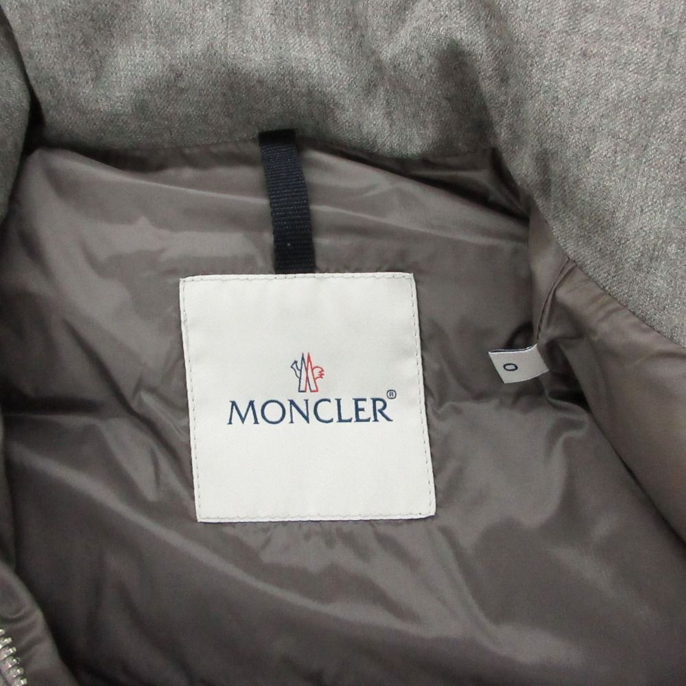Moncler Torcelle Down Coat Stand Collar Gray 0 — view 7