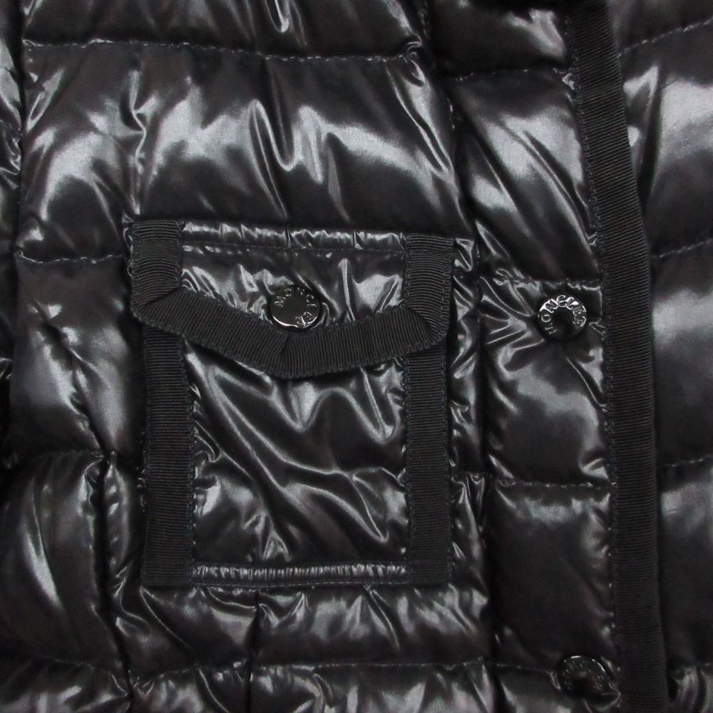Moncler Armoise Down Coat Nylon Black — view 4
