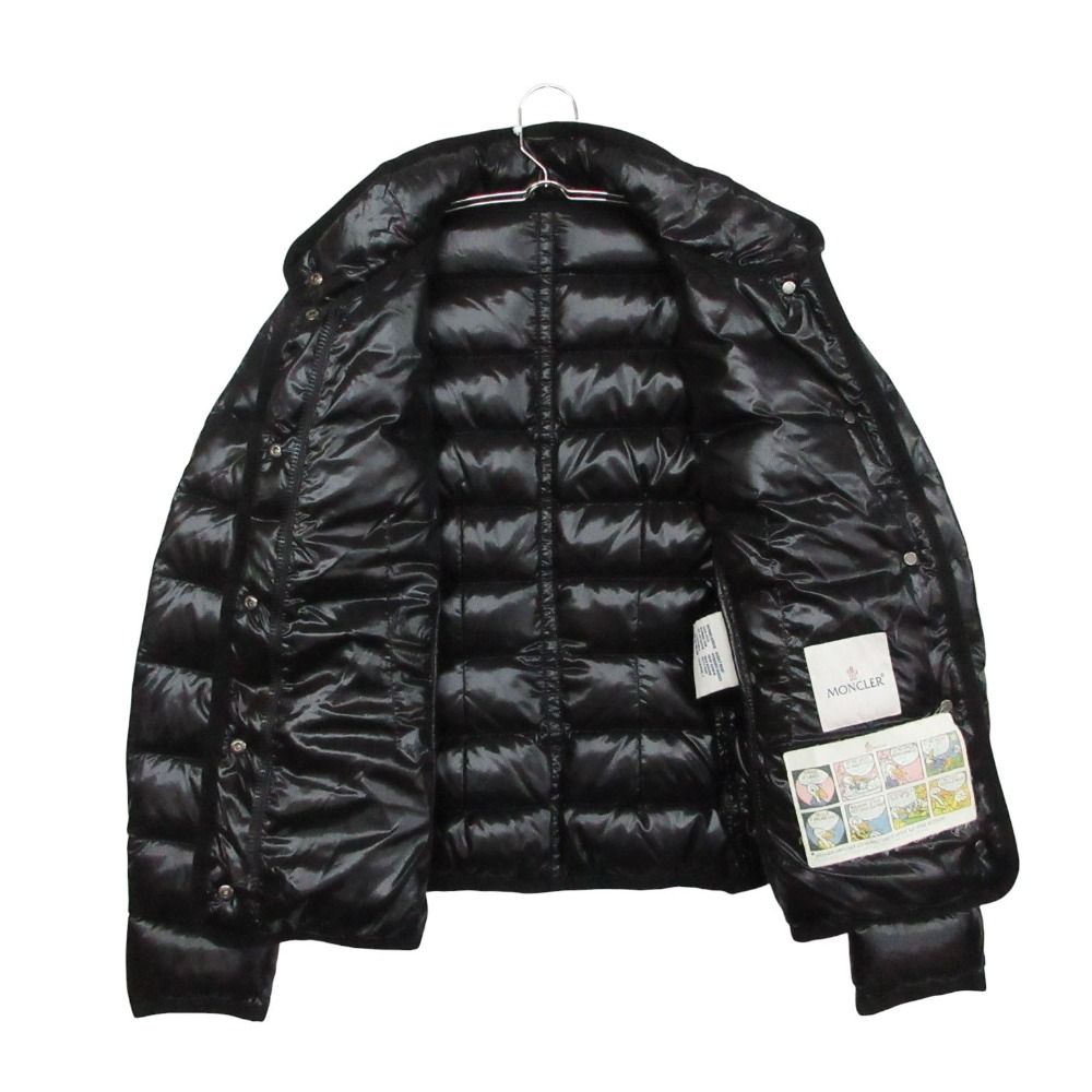 Moncler Armoise Down Coat Nylon Black — view 3