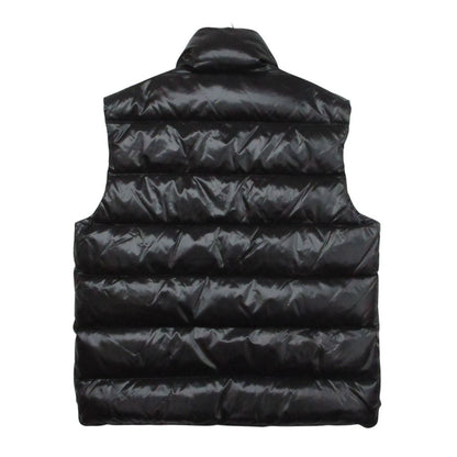 Moncler Tib Down Vest Sleeveless Nylon Logo Patch Black — view 2