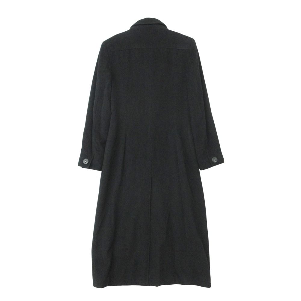Chanel Coat Cashmere Double Breasted Long Below Knee Length Black — view 2