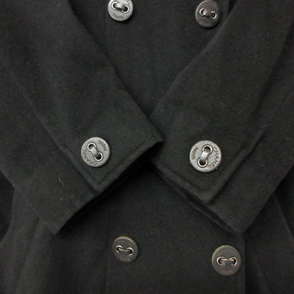 Chanel Coat Cashmere Double Breasted Long Below Knee Length Black — view 5