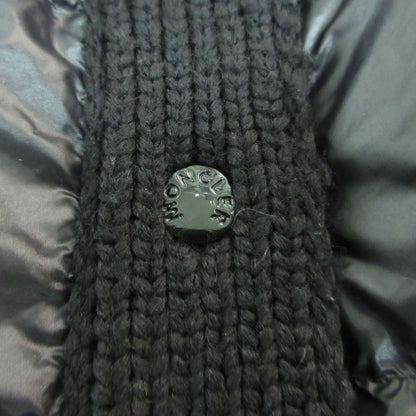 Moncler Gilet Down Vest Long Length Sleeveless Knit Switch Wool Logo — view 7