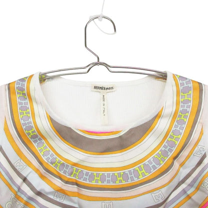 Hermes by Martin Margiela Era Ensemble Twill Lane Cardigan Sleeveless Knit Silk — view 7