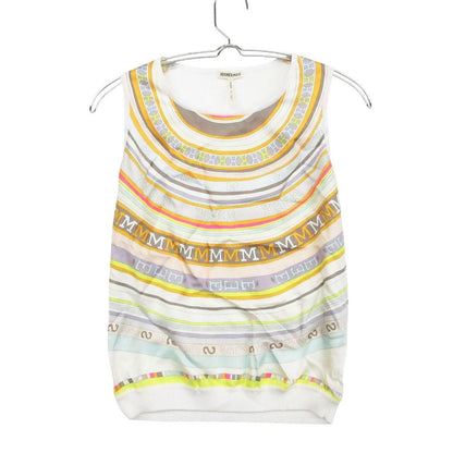 Hermes by Martin Margiela Era Ensemble Twill Lane Cardigan Sleeveless Knit Silk — view 5