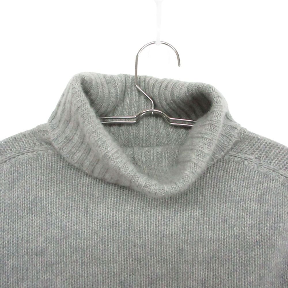Prada Cashmere Turtleneck Knit Sweater Long Sleeve Elbow Patch Pullover — view 3