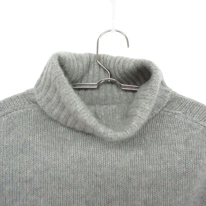 Prada Cashmere Turtleneck Knit Sweater Long Sleeve Elbow Patch Pullover — view 3
