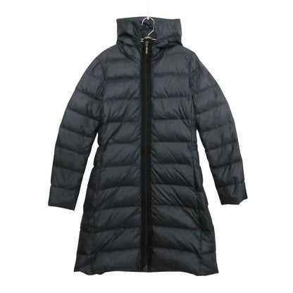 Moncler Nantesfur Down Coat Long Length Navy